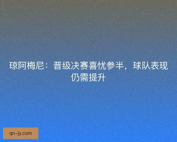 琼阿梅尼：晋级决赛喜忧参半，球队表现仍需提升